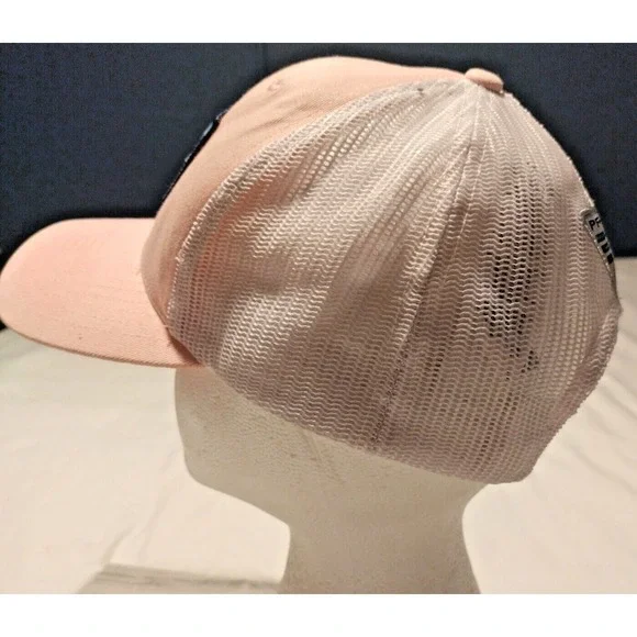Columbia PFG Fishing Hat Cap Adjustable Snapback Pink Mesh Trucker Patch - Picture 8 of 10